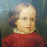 Oil painting on canvas portrait mid-19th century - German school