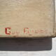 Oil painting on canvas HST Roses Vase signed GUY FAUDOT Pier