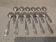 12 silver-plated metal teaspoons by Christofle Villeroy