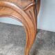 Console table st Louis XV acajou et noyer sculpté