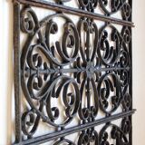 Set of 3 19th century cast iron railings