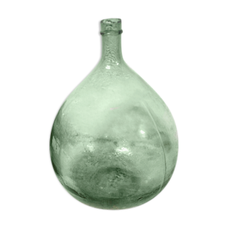 Demijohn green blown glass 20 liters