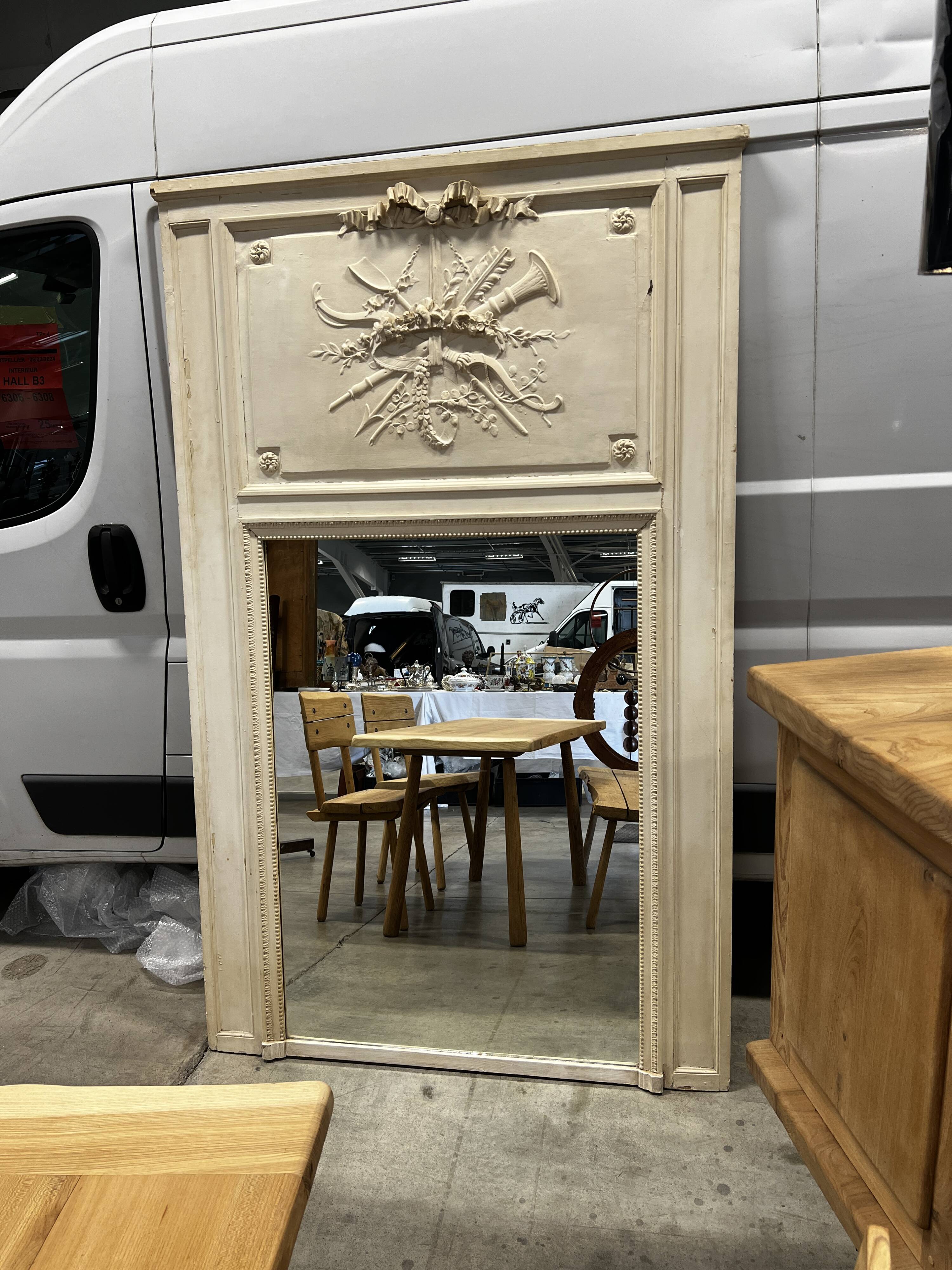 White trumeau, late 19th century