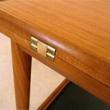 Danish folding table top serving trolley in teak from Arrebo Møbler, 1960s