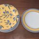 Flat plates hostess line faience Palluy