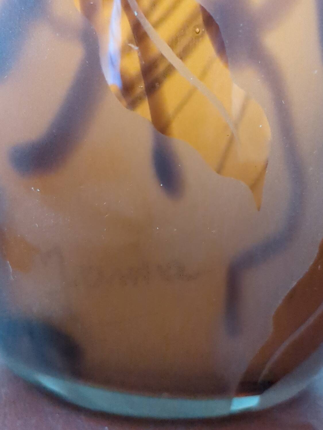 Duo art deco vases signed joma 1940s