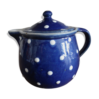 Former pea stoneware teapot