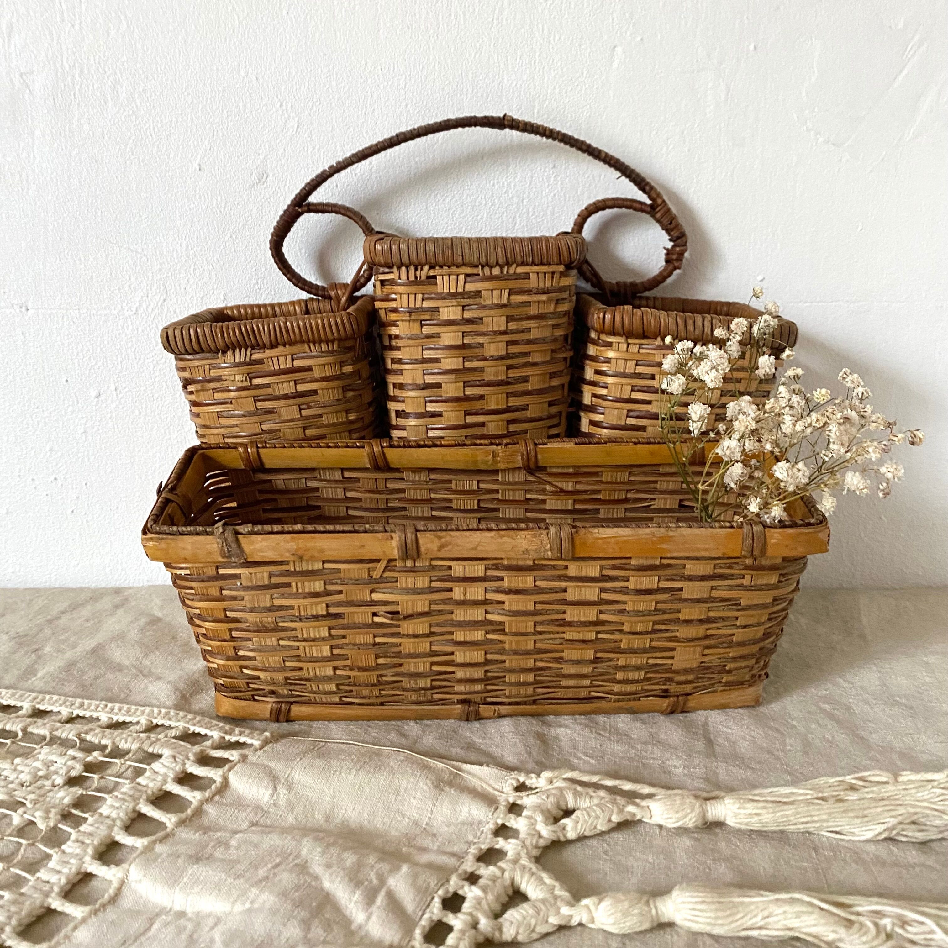 Mail rack vintage pencil holder