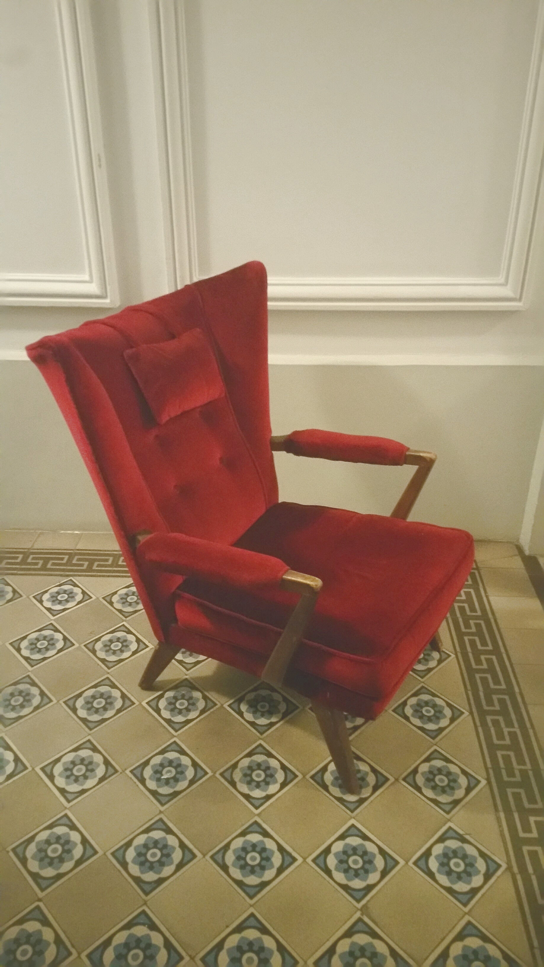 1 armchair bergere chair wing G-Plan, restored 50-60 years