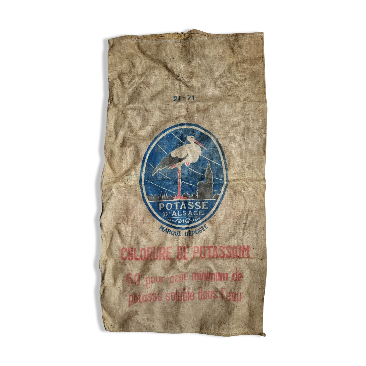 Jute bag Potash d'Alsace