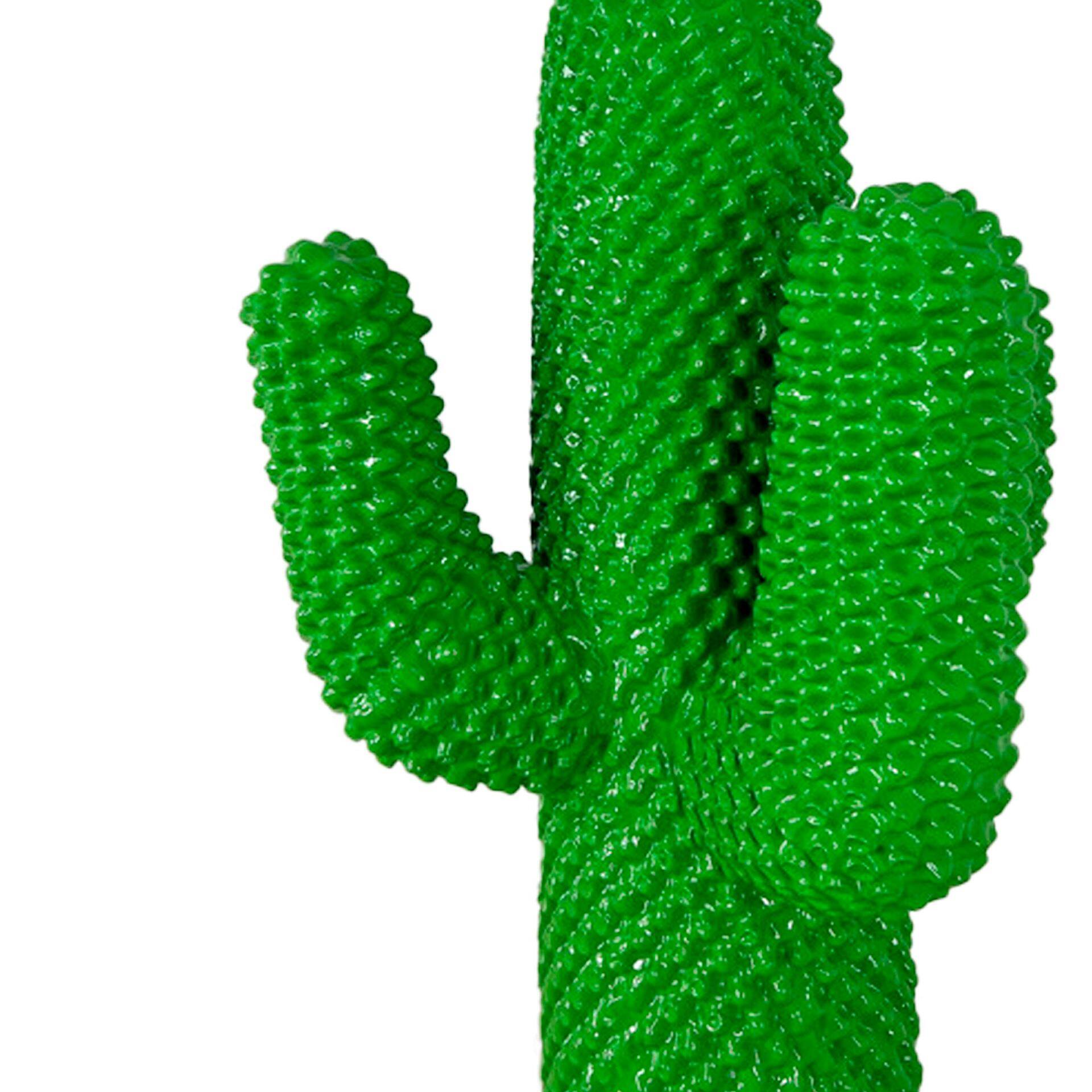 Green Cactus Coat Hanger by Gufram - Flexible Polyurethane Design