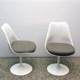 Set of Two Tulip Swivel chairs by Eero Saarinen, Knoll