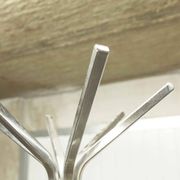 Industrial 1960 chrome coat rack parrot