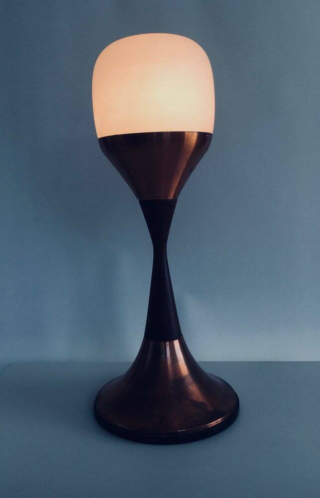 Mid-Century Modern Scandinavian Atomic Low Floor Lamp, Denmark, 1950s