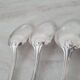 Large silver-plated metal spoon (silver hallmark) Louis XV style