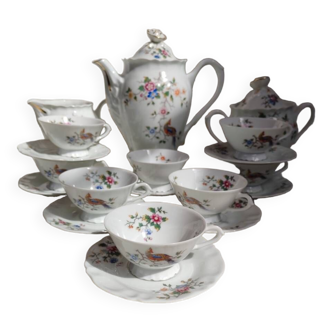 Limoges porcelain tea service, by pataud.