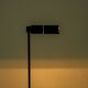 Lampe sur pied Haloprofil 878HR par Viktor Frauenknecht pour Swiss Lamps en noir