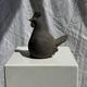 Petite poule en terre cuite, travail artisanal indonésien ancien H18
