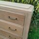 Commode vintage ancienne pieds compas