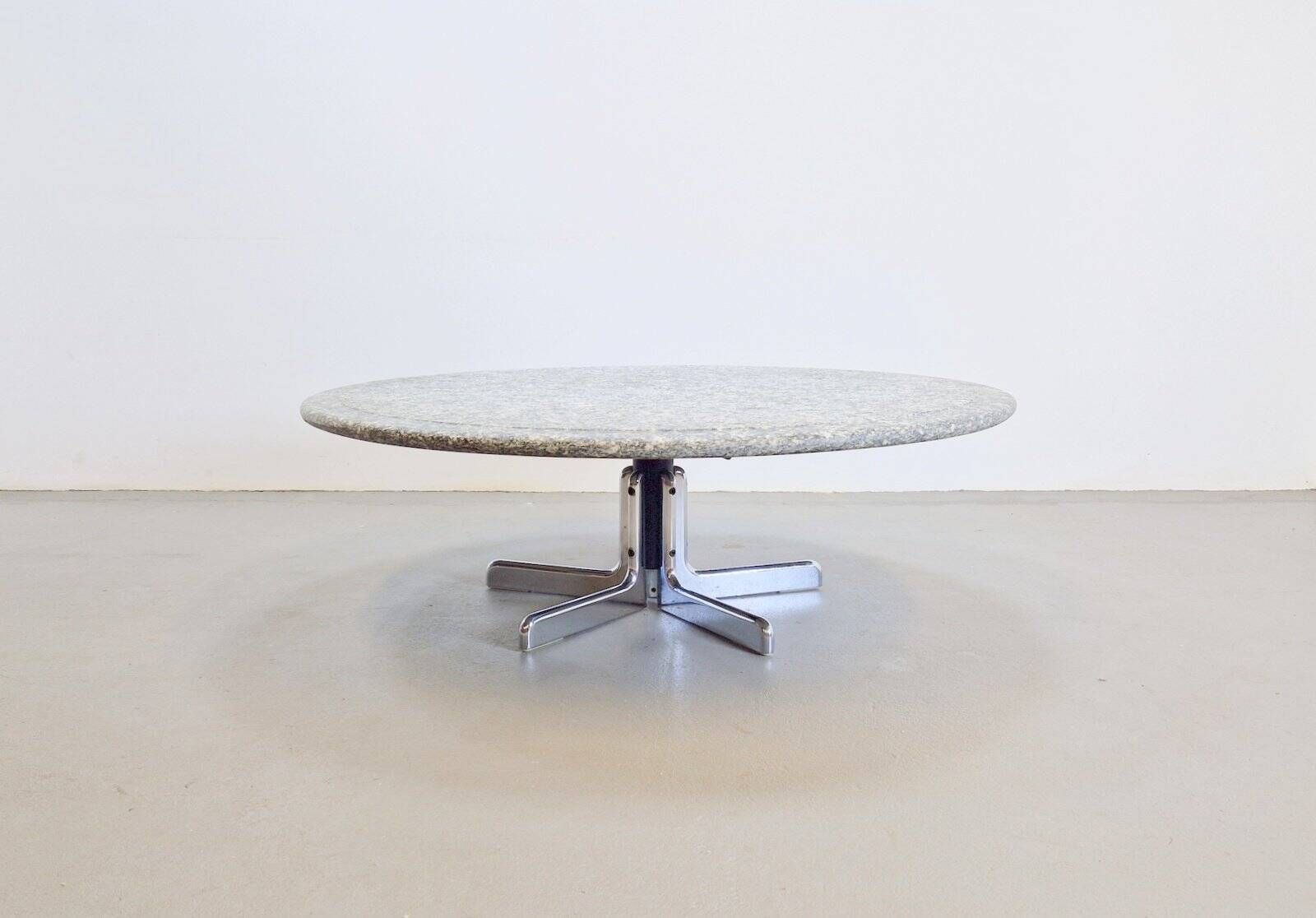 Round Granite Coffee Table by Ammannati & Vitelli for Bruno Brunati, Italy, 1970s