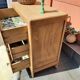 Commode vintage 3 tiroirs bois naturel