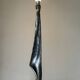 Vintage 60s metal brutalist lamp