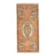 Vintage Small Rug. Turkish Seat Cover. Hand-knotted Door Mat. Entryway Rug. Kitchen Mat