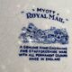 Set of 12 Myott dinner plates - Royal Mail - English Staffordshire earthenware