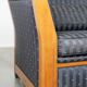 Schuitema Art Deco design 2.5 seater sofa with fabric upholstery