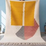 Berber carpet in pure wool 2.5 x 1.5 m