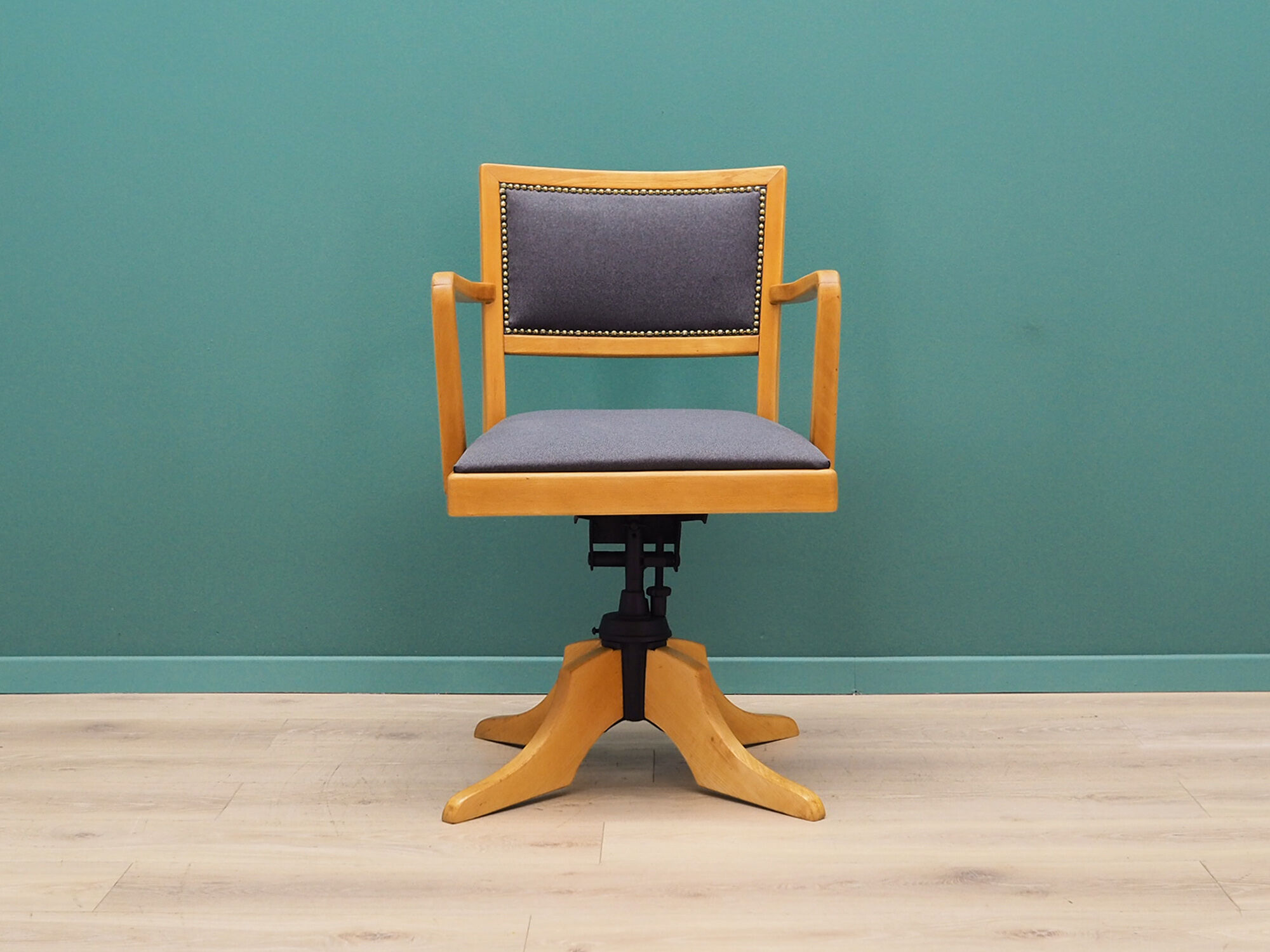 Armchair gray, Danish design, 60, manufacturer: Ehapa