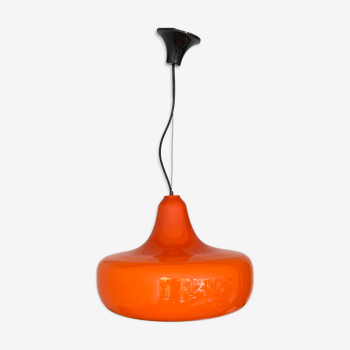 Vistosi pendant lamp in murano glass by alessandro pianon, 1950-60