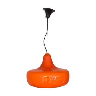 Vistosi pendant lamp in murano glass by alessandro pianon, 1950-60