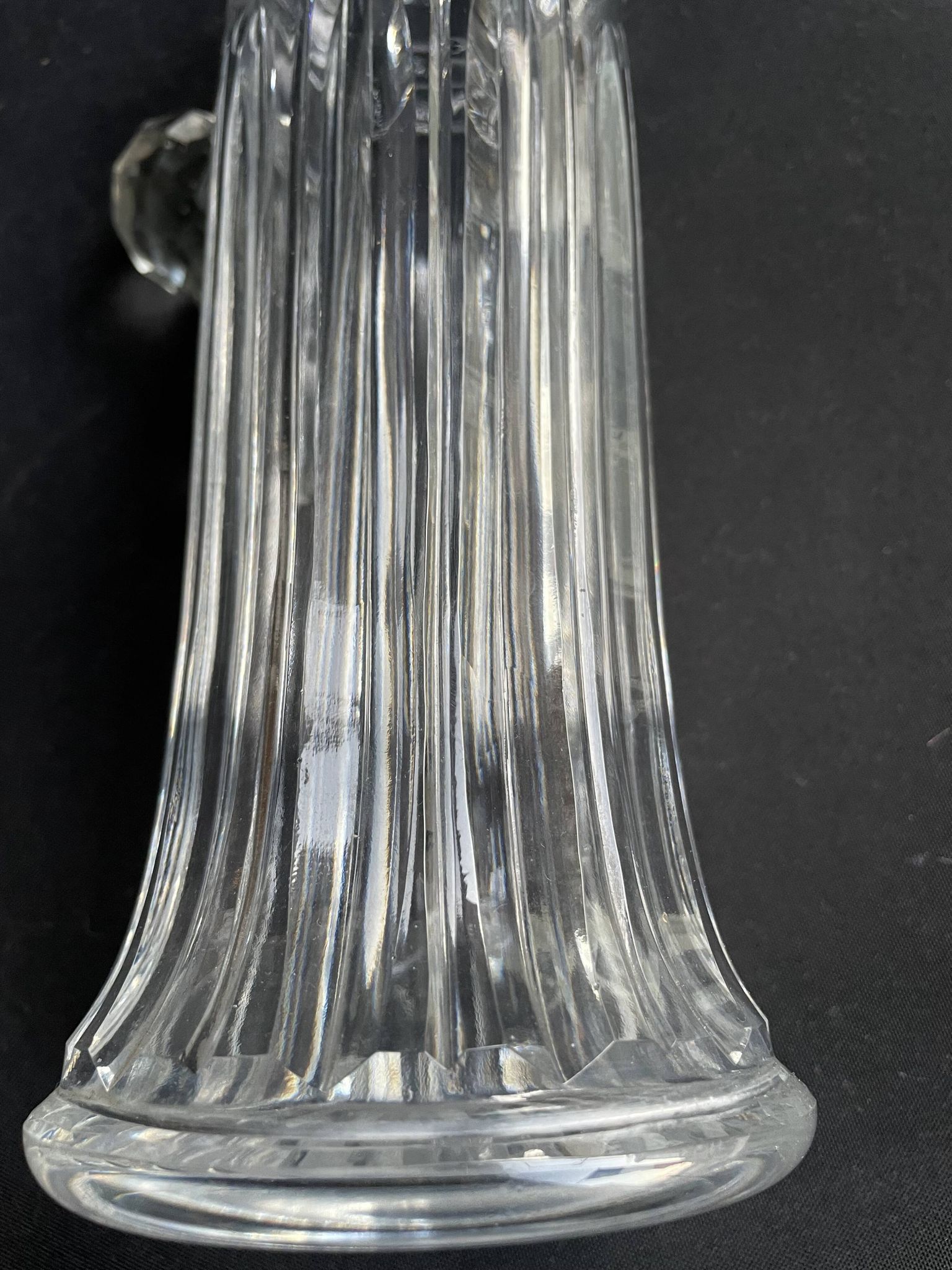 Carafe aiguière Saint Louis Virginia taillé 8670 non estampillée