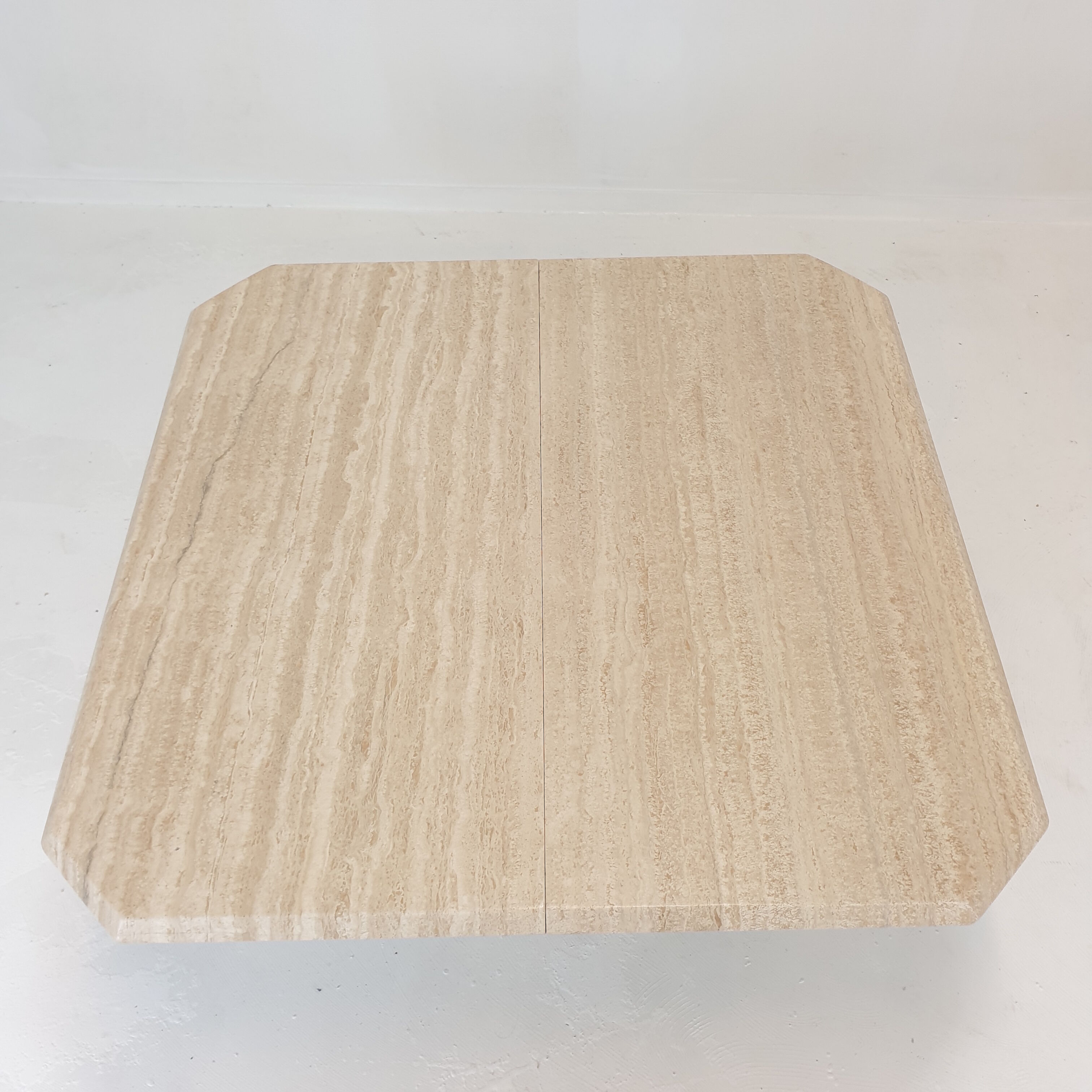 Italian Travertine Bar table or Coffee Table, 1980s