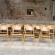 ✨ Set of 50 French modernist stackable chairs – Vintage 1960s