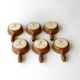 Set of 6 caquelons -Emile Henry - Brown - Culinary pottery - Beige