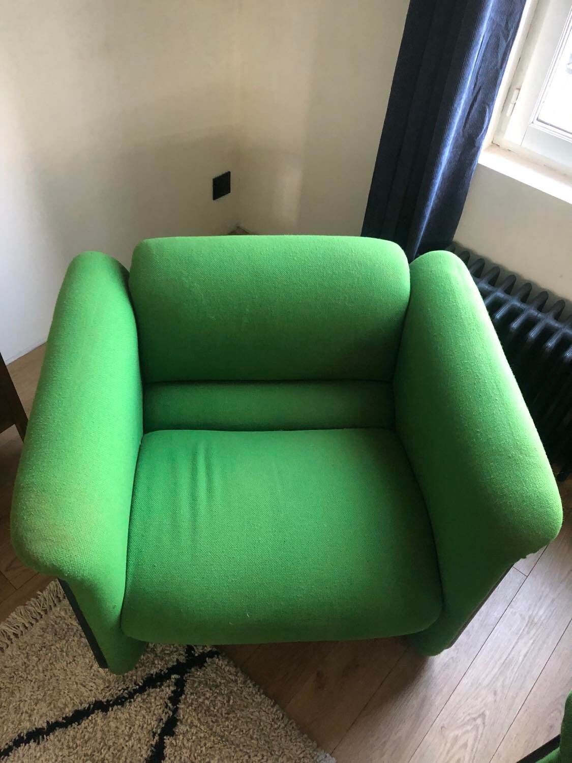 Set sofa two places and two armchairs Whilkhahn model 842/5 and 841/5 80s