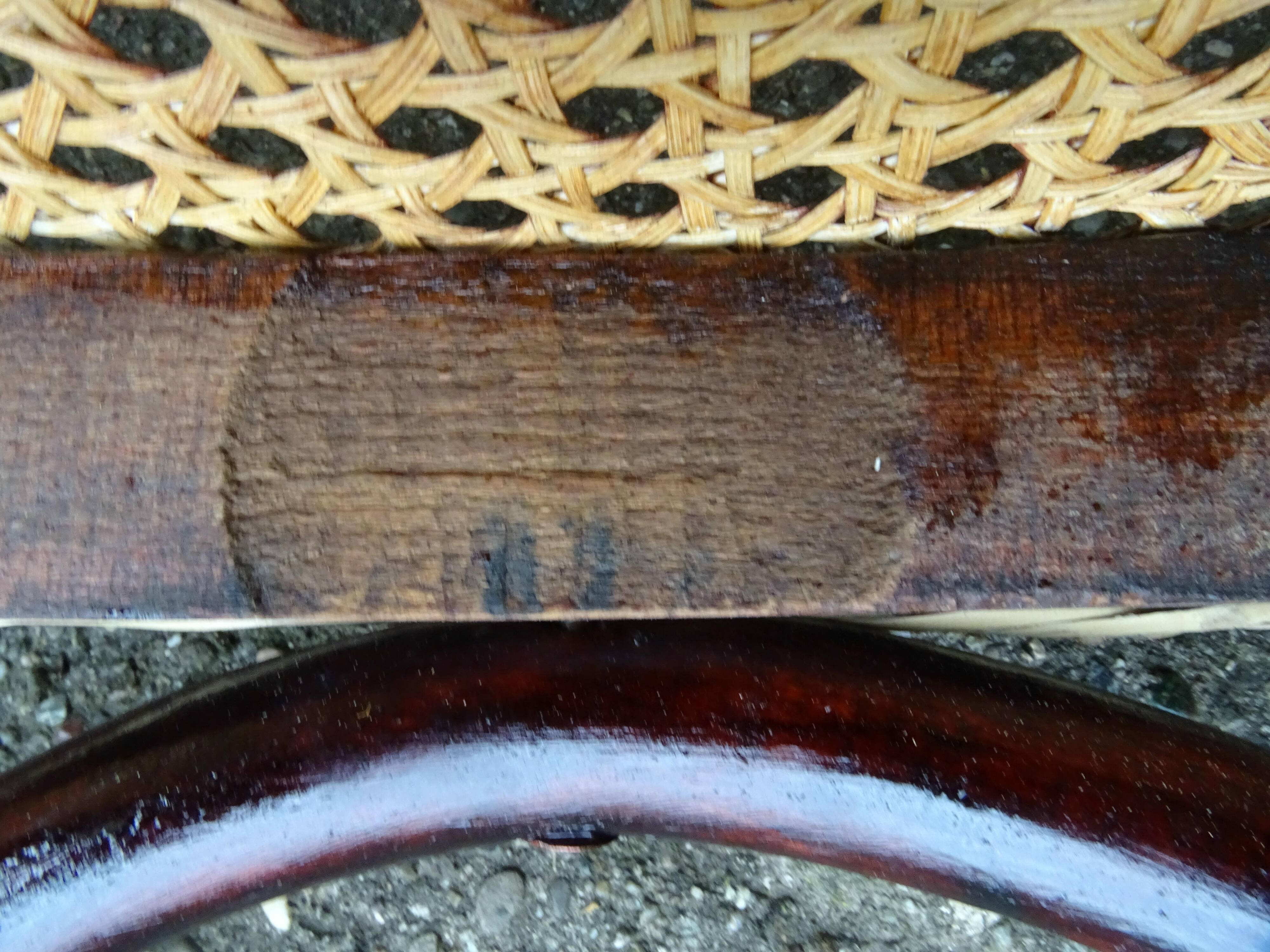 Set de 4 chaises Thonet N°623, vers 1915 état d'origine, 1915