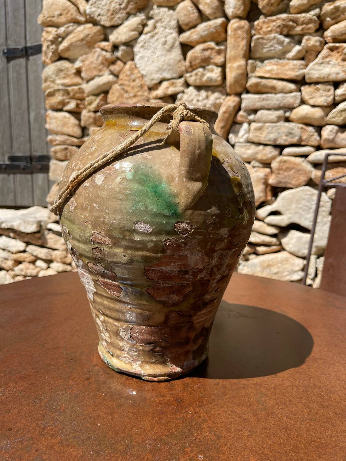 Terracotta pot jar