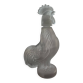 Carafe zoomorphe (28 cm) en verre dépoli italien - Années 70