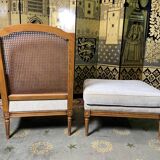 Louis Roche Bobois style broken Duchess armchair