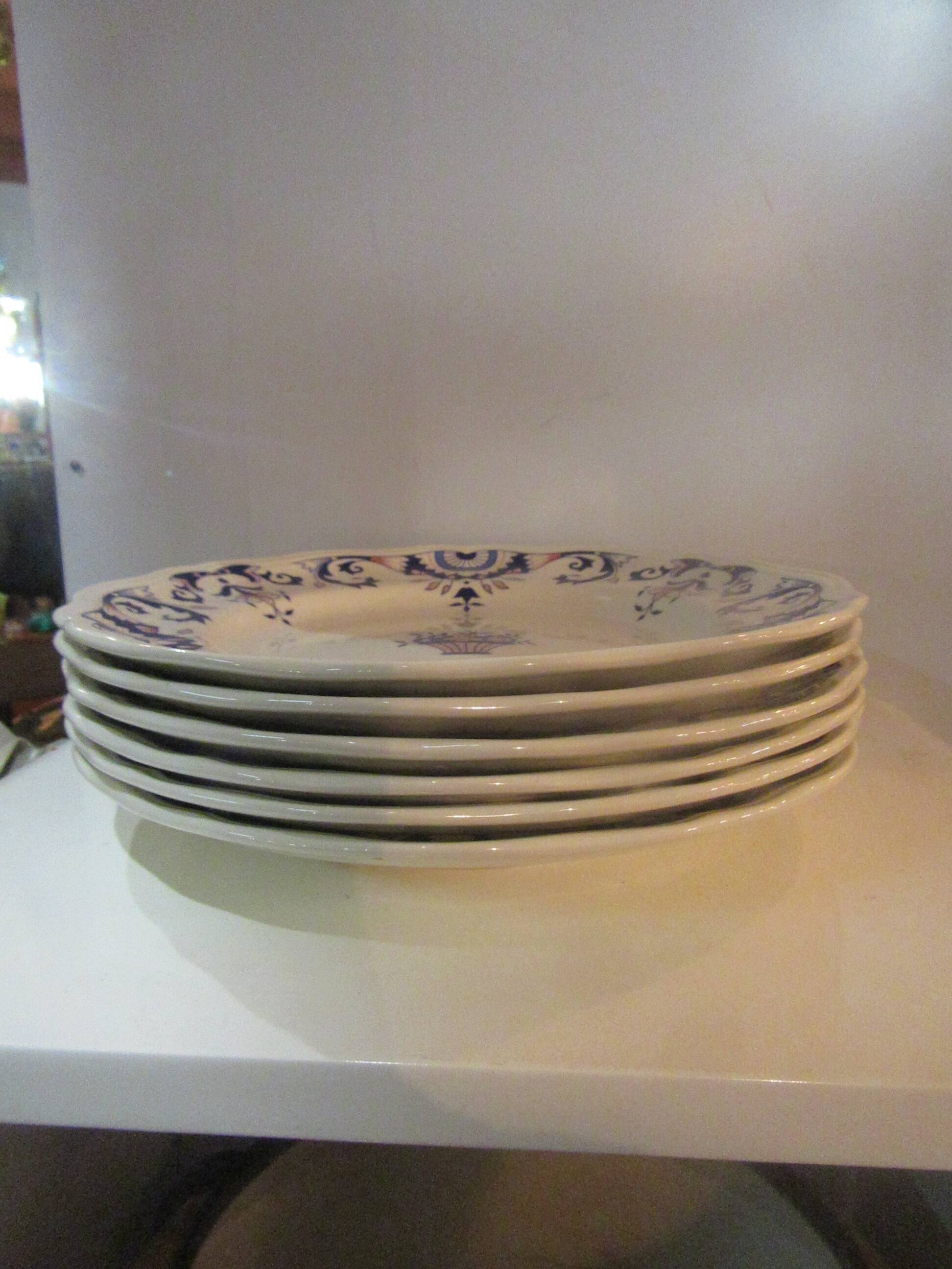 6 Lonchamps flat plates, Rouen model
