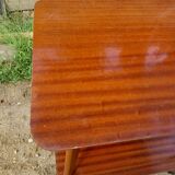 Table desserte roulante