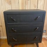Vintage black dresser