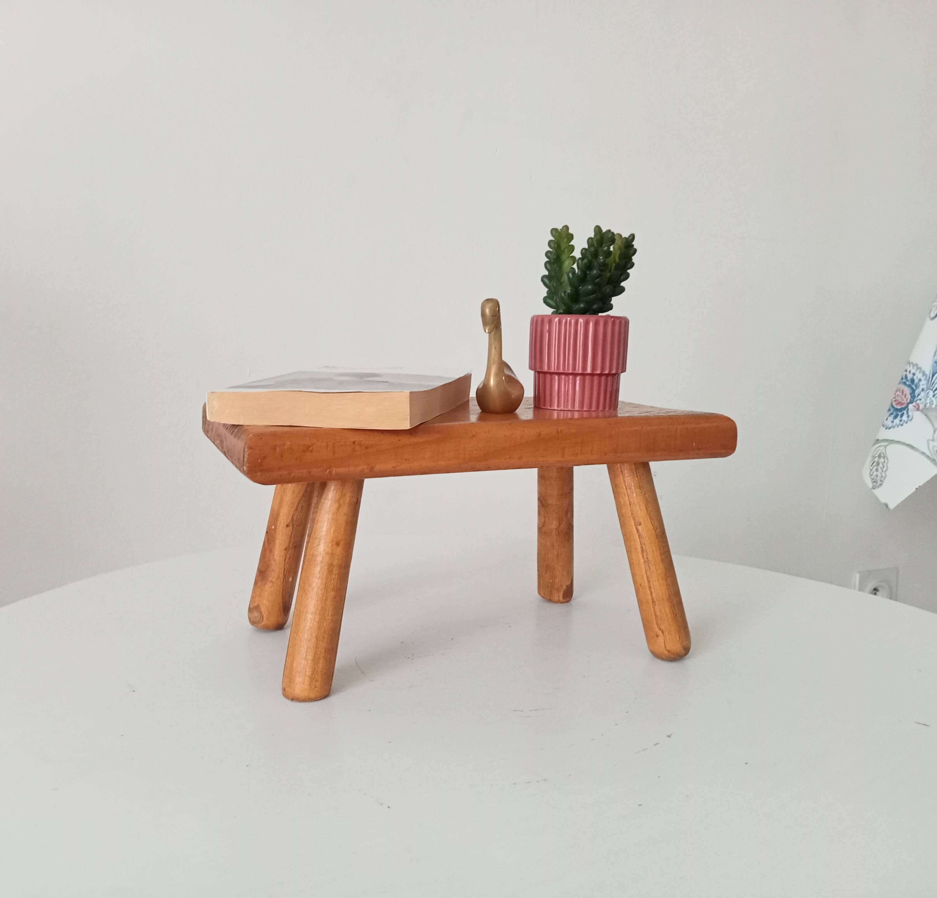 Small vintage plant stand/step stool