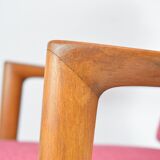 Original scandinavian armchair Stefan, restored, 1960s icon, pink