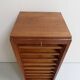 Vintage filing cabinet with roller shutter