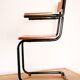 Desk with bauhaus style tubular steel chair