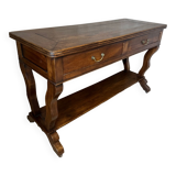 Walnut draper table
